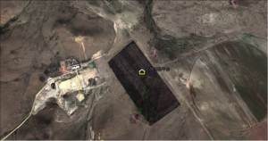 Experimental platform of fire burning.