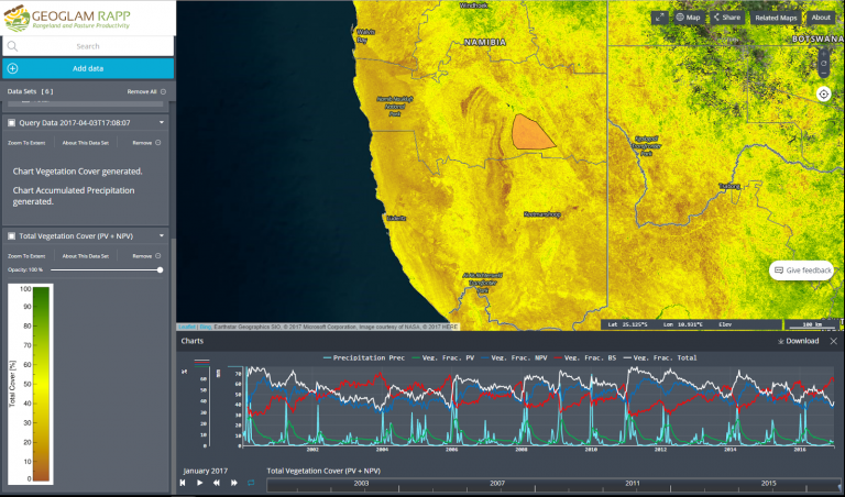 Geoglam Rapp Map GEOGLAM RAPP | Rangeland and Pasture Productivity